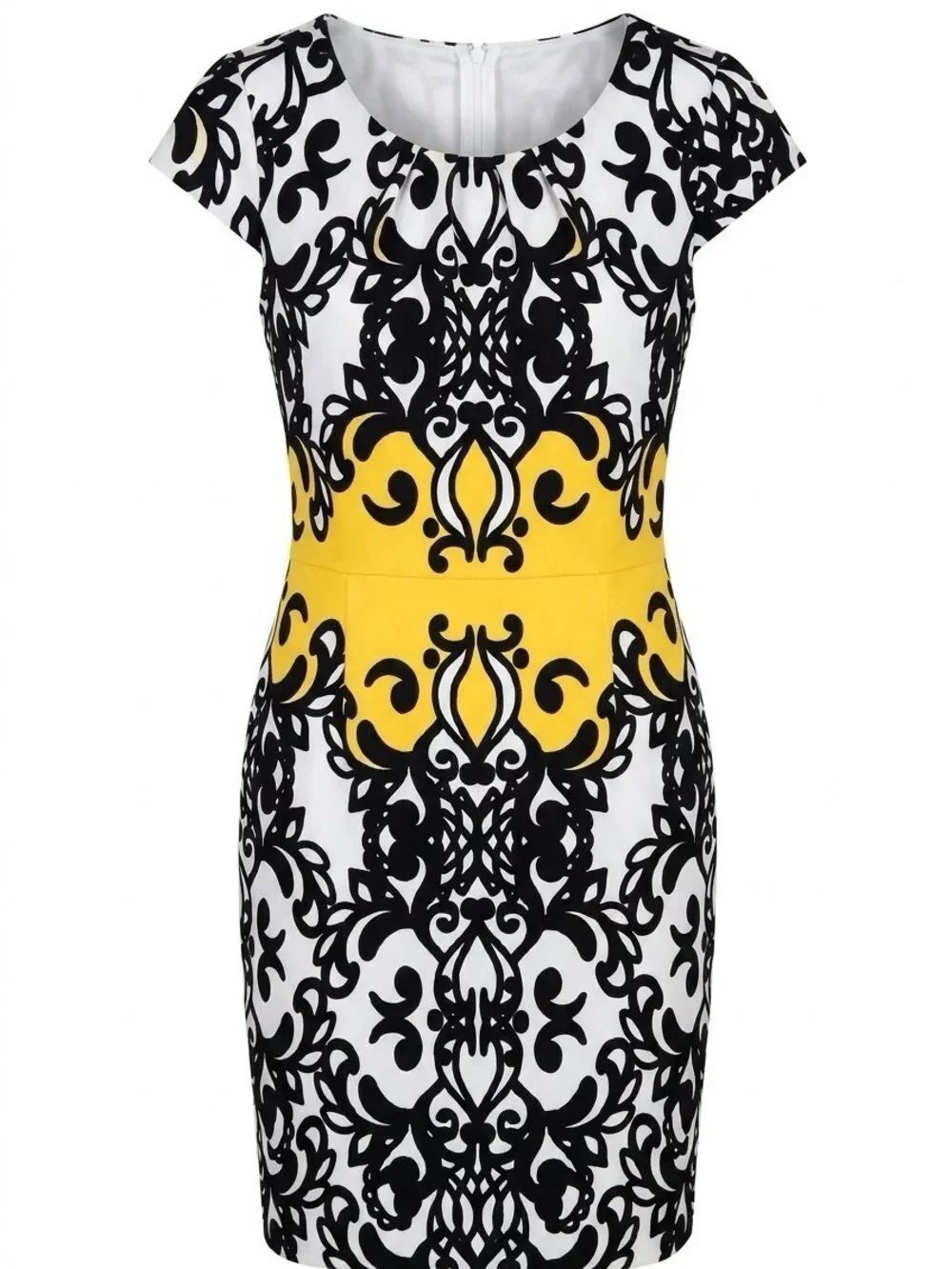 Shelby & Palmer Yellow and Black Dress Size 14